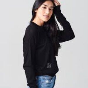 Zadig & Voltaire Women's Black Basic Long Sleeve Size 5